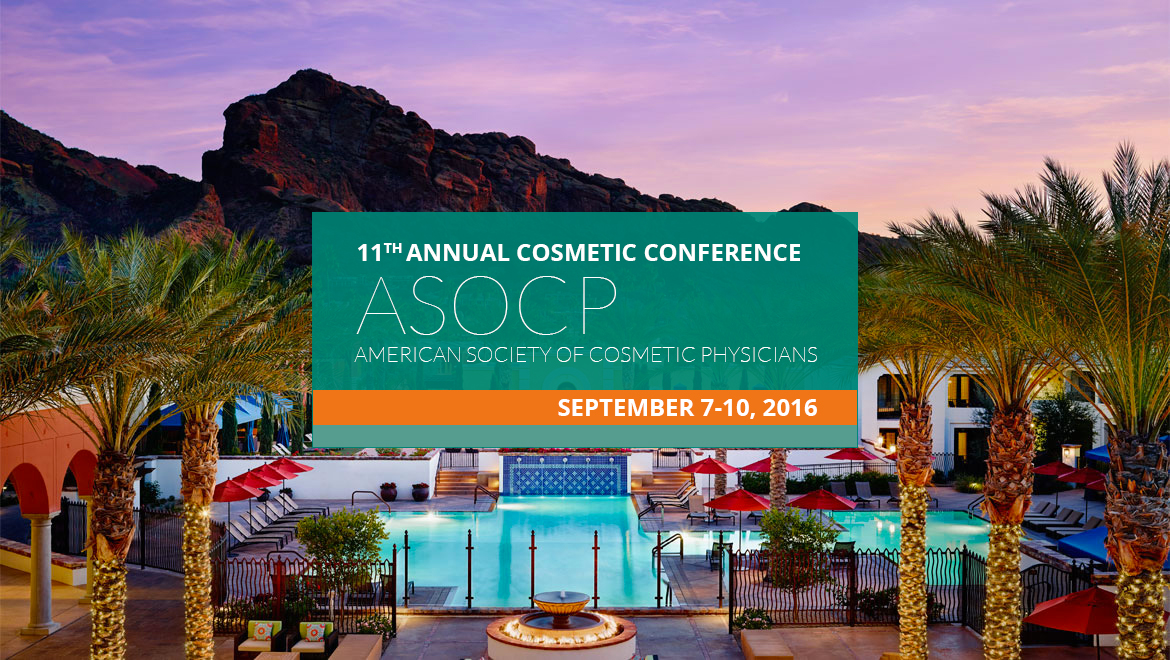 ASOCP Cosmetic Conference 2016 event poster