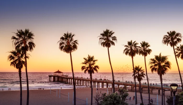 Manhattan beach pier Manhattan beach pier