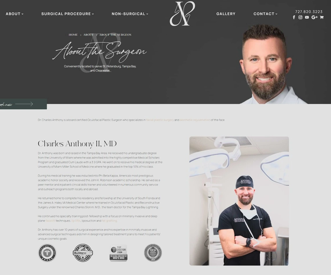 charles anthony surgeon page