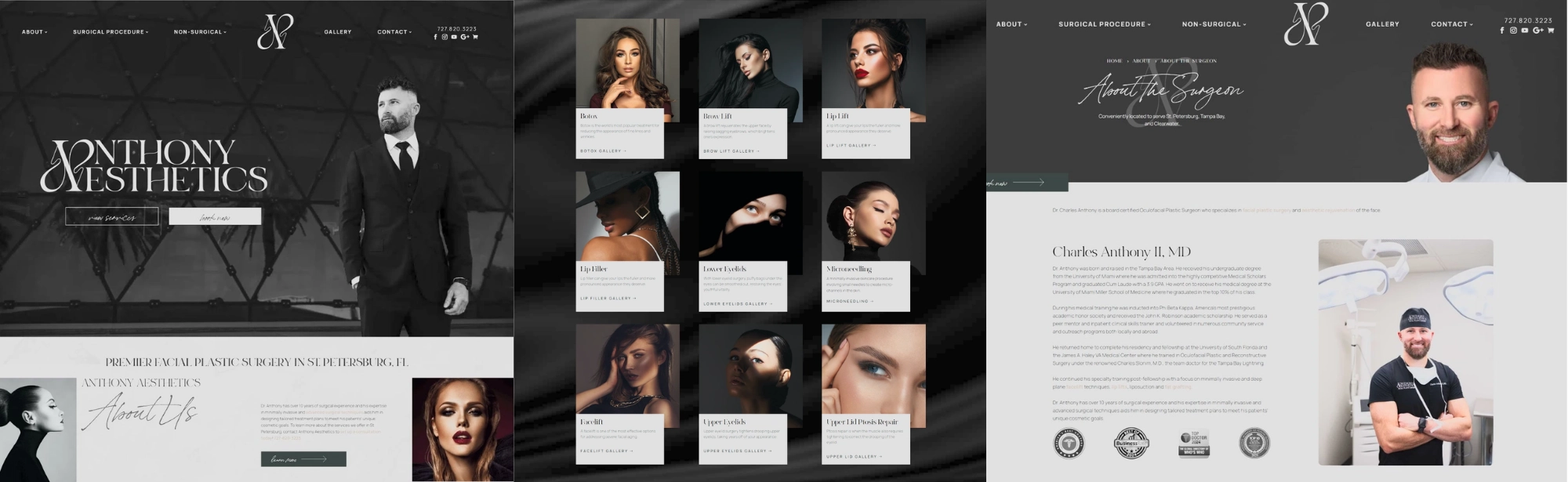 charles anthony website showcase